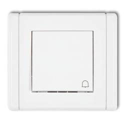 FLEXI Przycisk /dzwonek/ biały FWP-4