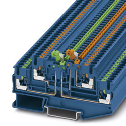 Kostka zaciskowa na szynie DIN Phoenix Contact 26 → 12AWGWciskane PTT 2.5-2MT BU 10A 400 V