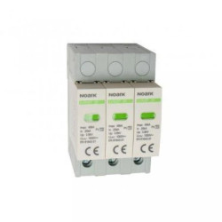 Ogranicznik przepięć Typ T2 3P 1200V DC dla uziemionych systemów PV Ex9UEP