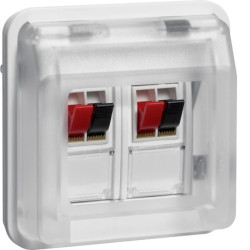 W.1 Moduł gniazdo głośnikowe stereofoniczne biały 11963532