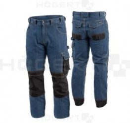 EMS spodnie ochronne jeans niebieskie S (48)
