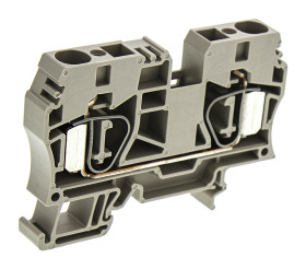 Blok zacisków przelotowych Weidmuller poziomy: Pojedynczy 16 → 6AWGZacisk ZDU 72A 1 kV