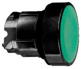 Napęd przycisku ziel. kryta O 22, z sam. powr. -bez ozn. ZB4BA37