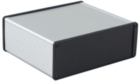 Aluminum enclosure, (L x W x H) 160 x 191 x 68 mm, transparent, IP65, 1457U1601