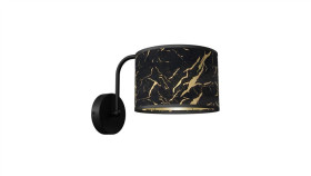 Kinkiet Senso Black/Gold 1Xe27 Mlp7290 Milagro