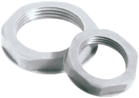 Counter nut, PG9, 22 mm, light gray, 52000120