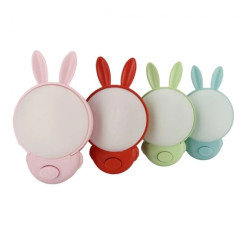 Lampka wtykowa królik, 1W, 30lm, IP20, 2CCT, BUNNY (kolor losowy: różowy/niebieski/zielony/czerwony) HOROZ
