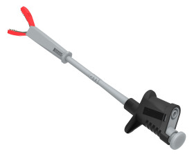 Zacisk krokodylkowy 6A izolowany 23mm Czarny Electro PJP