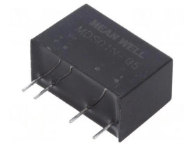 Przetwornica DC/DC 1W 21, 6-26, 4VDC 5VDC Iwyj 200mA MDS01N-05
