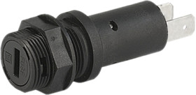 Fuse holder, 5 x 20 mm, 10 A, 250 V, central Mounting, 3101.0220