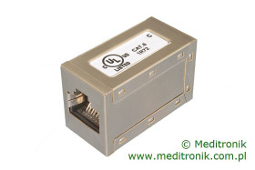 Łącznik gniazdo RJ45 na gniazdo RJ45 FTP kat.6 MINI