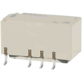 Przekaźnik sygnału, 5V dc, 2 A, DPDT, 2-polowy, montaż SMD, Omron HFD3-V