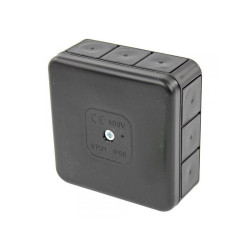 Puszka n/t IP55 85x85x37 czarna VP-31 031-05 ViPlast