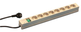 Listwa zasilająca Typ F - niemieckie Schuko