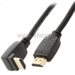 Kabel HDMI - HDMI 3m v1,4 4K2 kątowy CLASIC