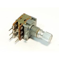 potencjometr obr. 0,05W 2x50kA logarytmiczny 15mm NOBLE