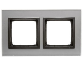 Simon 54 Nature Ramka podwójna szkło BURZOWA CHMURA DRN2/72