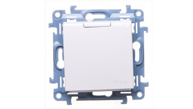 Simon 10 Gniazdo Pojedyncze Schuko Z Uszczelką Z Przesłonami Białe 16A 250V...