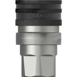 Szybkozłączka pneumatyczna CEJN G 1/2 rodzaj Żeński Gwint żeński Stal powlekana cynkiem 1/2in