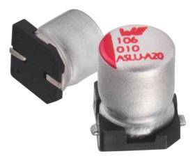 Kondensator 22μF 25V dc SMD Wurth Elektronik roztaw: 1.4mm 5.5 (Dia.) x 4.85mm