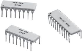 CSD Ceramic Sandwich, Dual-In-Line Thin Film Resistor, Through Hole Network (Custom)