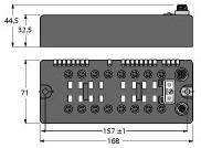 Stacja fieldbus Turck BLCDN-16M8L-8XSG-P-8XSG-P 6811073 1 szt.