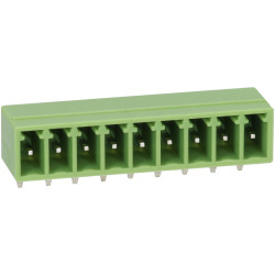 TruConnect 213948 9 Way 8A Plug-in Side Header Closed 3.5mm