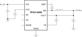 5.5V to 24V input, 12A synchronous buck converter with fixed 5.15V output
