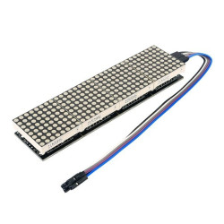 32x8 LED Matrix + MAX7219 Driver - Red LED