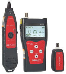 NF-300 - tester okablowania RJ45, RJ11 i BNC