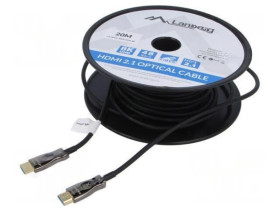 CA-HDMI30FB-0200BK Kabel HDMI wtyk z obu stron PVC HDMI 2.1 Dł: 20m czarny