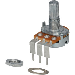 Taiwan Alpha RV16AF-41-17K-C1M-3 1M Rev-Log 16mm Metal PC mount Pot