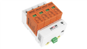 Ogranicznik Ochronnik Przepięć 3-Faz Typ T1+T2 4P Z Kontrolą