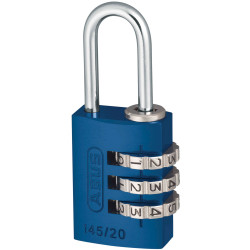 ABUS 46568 145/20 20mm Aluminium Combination Padlock Blue