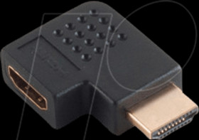 BS77412-1 adapter HDMI-plug &lt; HDMI-bush angle 270° gold plated