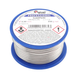 Cyna z topnikiem SW26, Cynel, 2.5mm, 250g