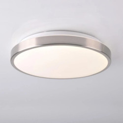 Plafon LED lampa oprawa sufitowa biały/nikiel 30cm 15W 4000K KERN GOLDLUX