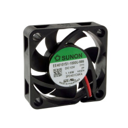 Wentylator DC osiowy 40×40×10mm, 12VDC, 13,87 m³/h, 2 przewody - Sunon EE40101S1-1000U-999