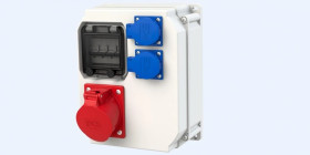 Rozdzielnica z zabezpieczeniami ECOLINE CEE 32A/5P IP54 90EKO108