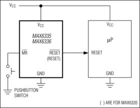 MAX6337 4-Pin, Ultra-Low-Voltage, Low-Power µP Reset Circuit with Manual Reset and Open-Drain /RESET