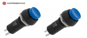 PRZYCISK NIEBIESKI MONOSTABILNY OKRĄGŁY 230V PBS-11