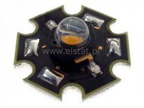 LED wysokiej mocy 3W biała n.148-160lm gwiazda