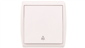 Kos1 Przycisk /Dzwonek/ Biały 110404