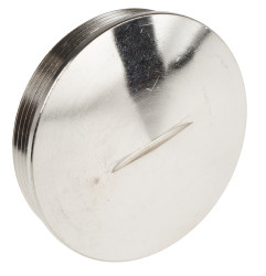 Zaślepka do dławnic kablowych PG42 Mosiądz platerowany niklem do Dławik śruby kablowej Lapp Gwintowany