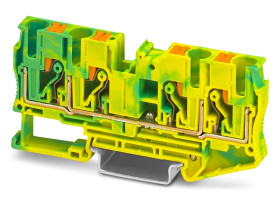Komponentowy blok zaciskowy Phoenix Contact 3212950 poziomy: 1 PT 6 Zielony, Żółty 1 kV 10 mm² Wciskane ATEX, IECEx