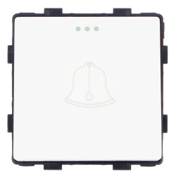 Moduł - Włącznik dzwonkowy - biały - Tawoia Glass