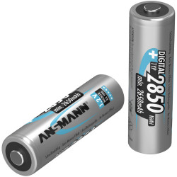 Ansmann 5035082 Digital AA Battery Rechargeable NiMH 2650mAh 2 Pack