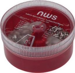 NWS 144-BS-1400 Zestaw końcówek rurkowych 0.5 mm², 0.75 mm², 1 mm², 1.5 mm², 2.5 mm² bez izolacji srebrny 1400 szt.