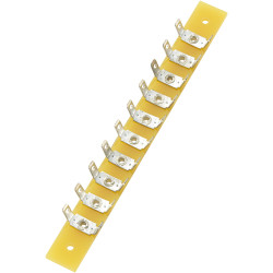 TruComponents Terminal Strip 10 Poles Epoxy 100 x 10mm