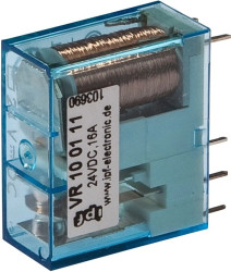 Przekaźnik kołyskowy, 79x75x15mm, 1 zestyk przełączny, 16A, 24V DC, -40-70C, VR100111